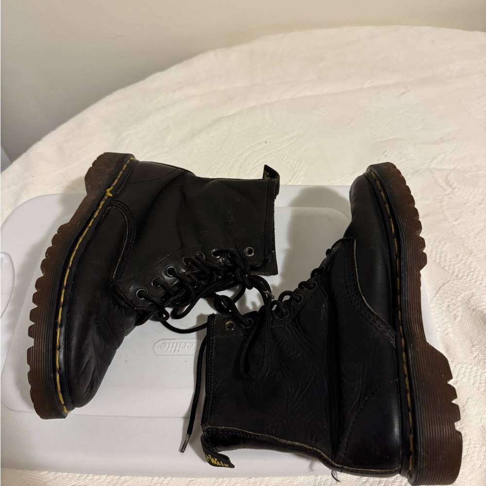 Dr Martens Black Boots sz 38‎ Unisex